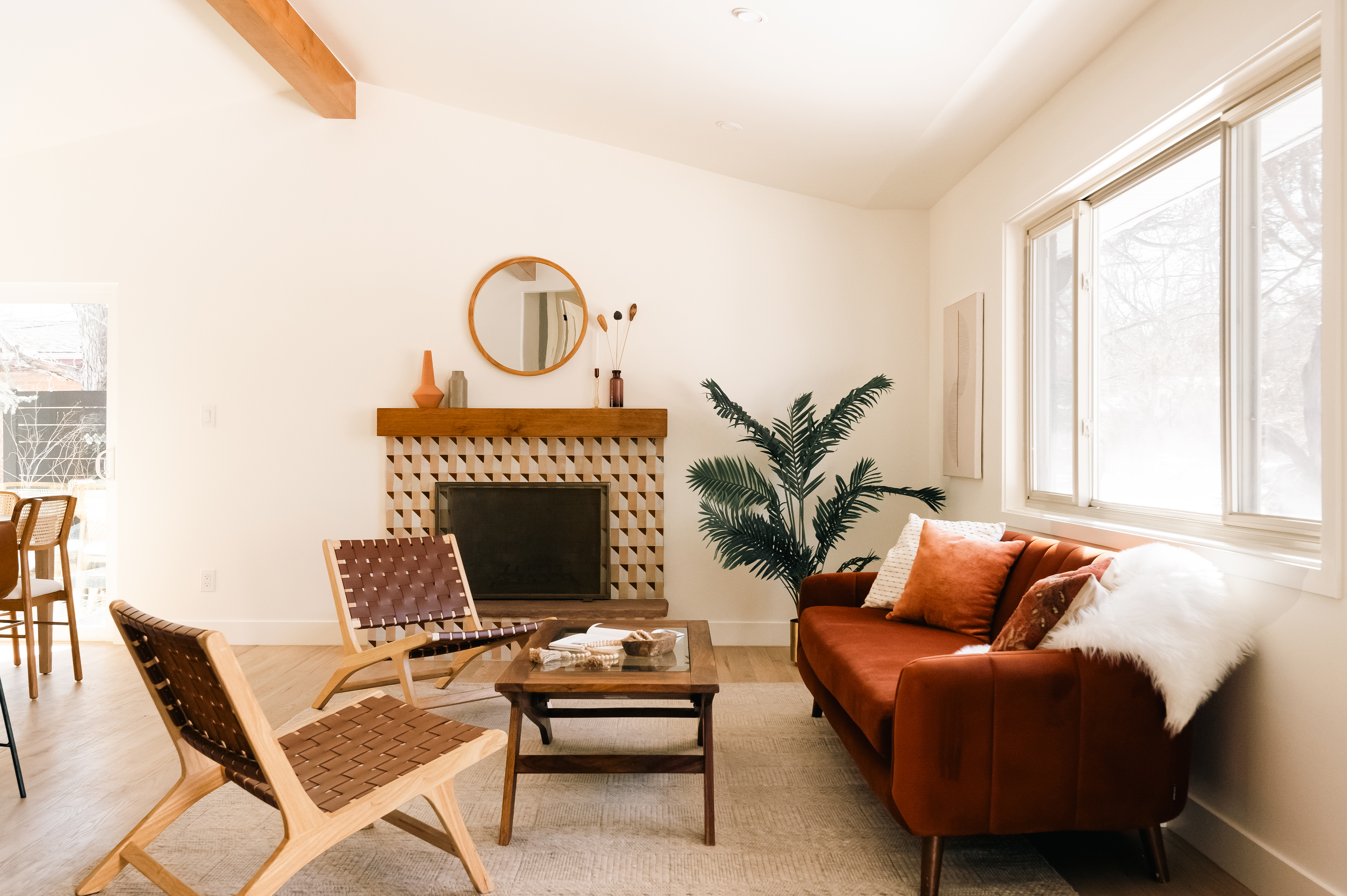 Beautifully staged home interior